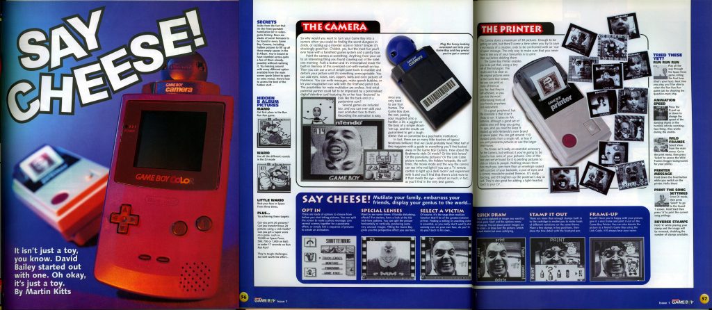 Publicité Game Boy Camera Nintendo