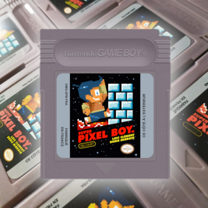 Cartouche Super Pixel Boy Game Boy Editions Delcourt