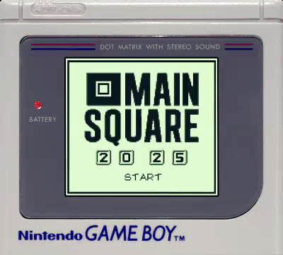jouer jeu game boy main square festival